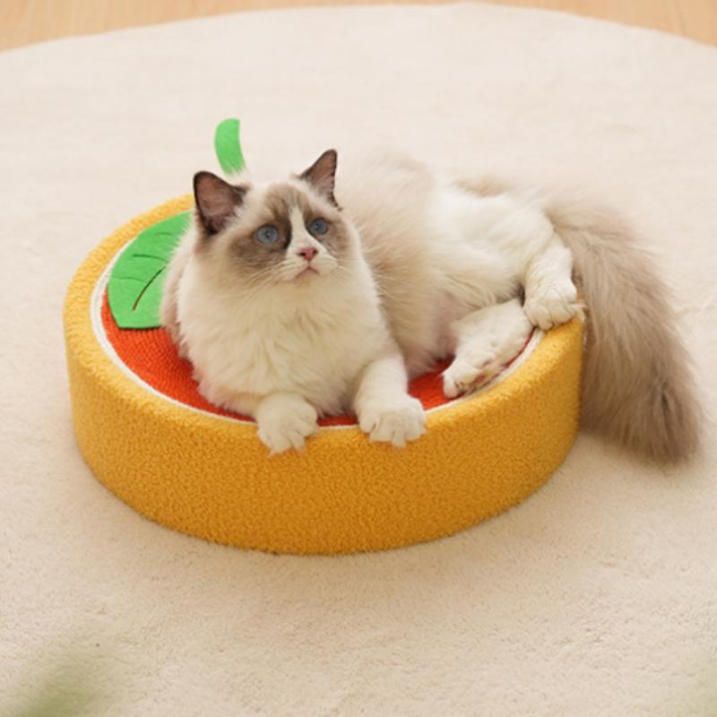 Lit et griffoir pour chat en corde de sisal Fruit Design