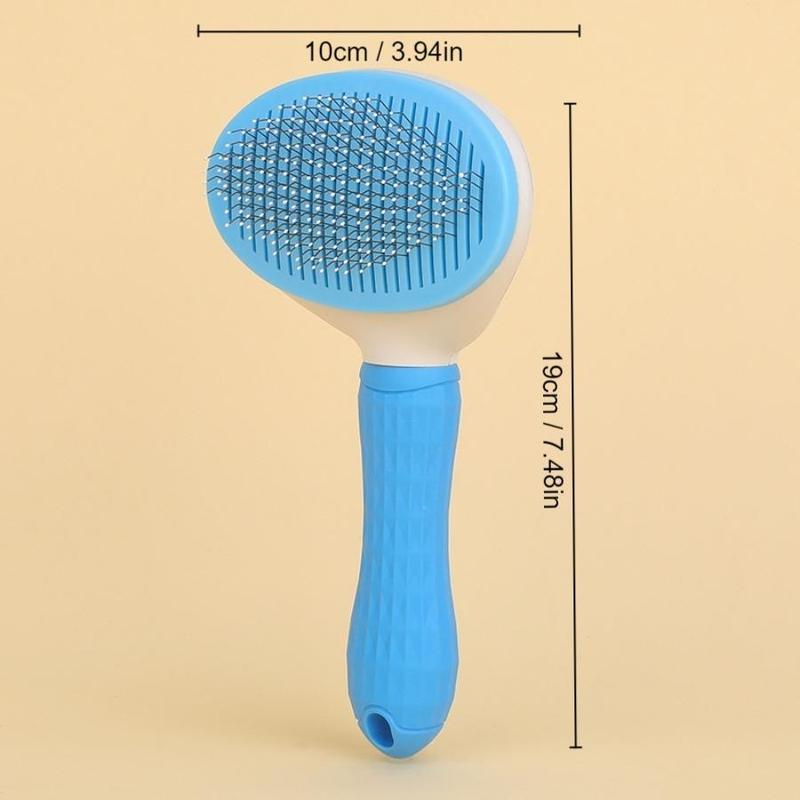 Comfort Self-Cleaning Pet Hair Removal & Grooming Brush