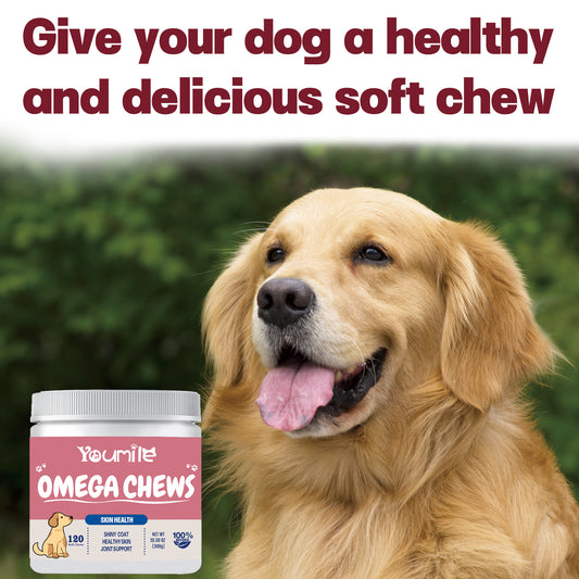 RadiantCoat Omega Chews for Skin & Fur Health