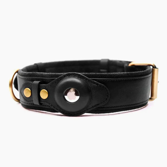 PET Luxury Leather Airtag Dog Collar